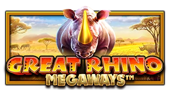Great Rhino Megaways game artwork by Pragmatic Play